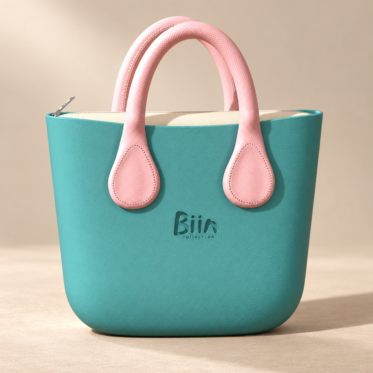 حقيبتا BIIN باللون الزيتوني مع خيارين مختلفين للمقابض
